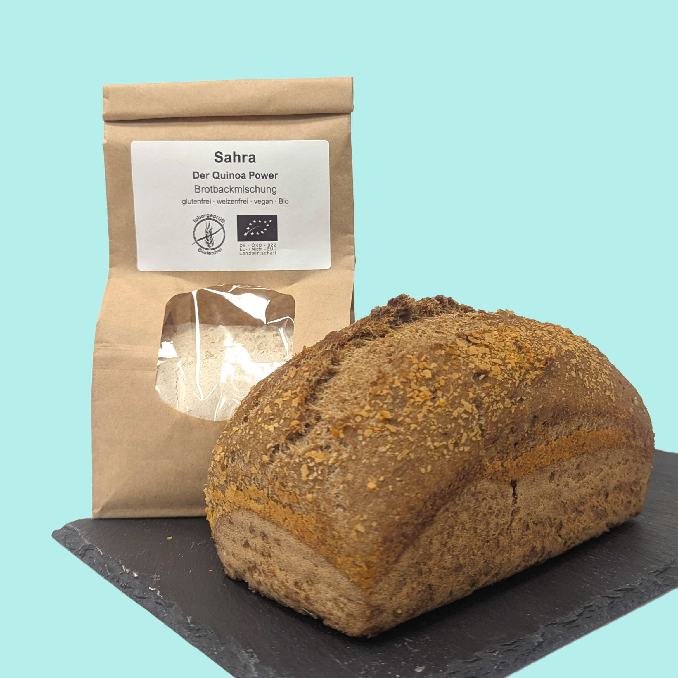 Sarah - the delicate buckwheat bread - gluten-free organic baking mix