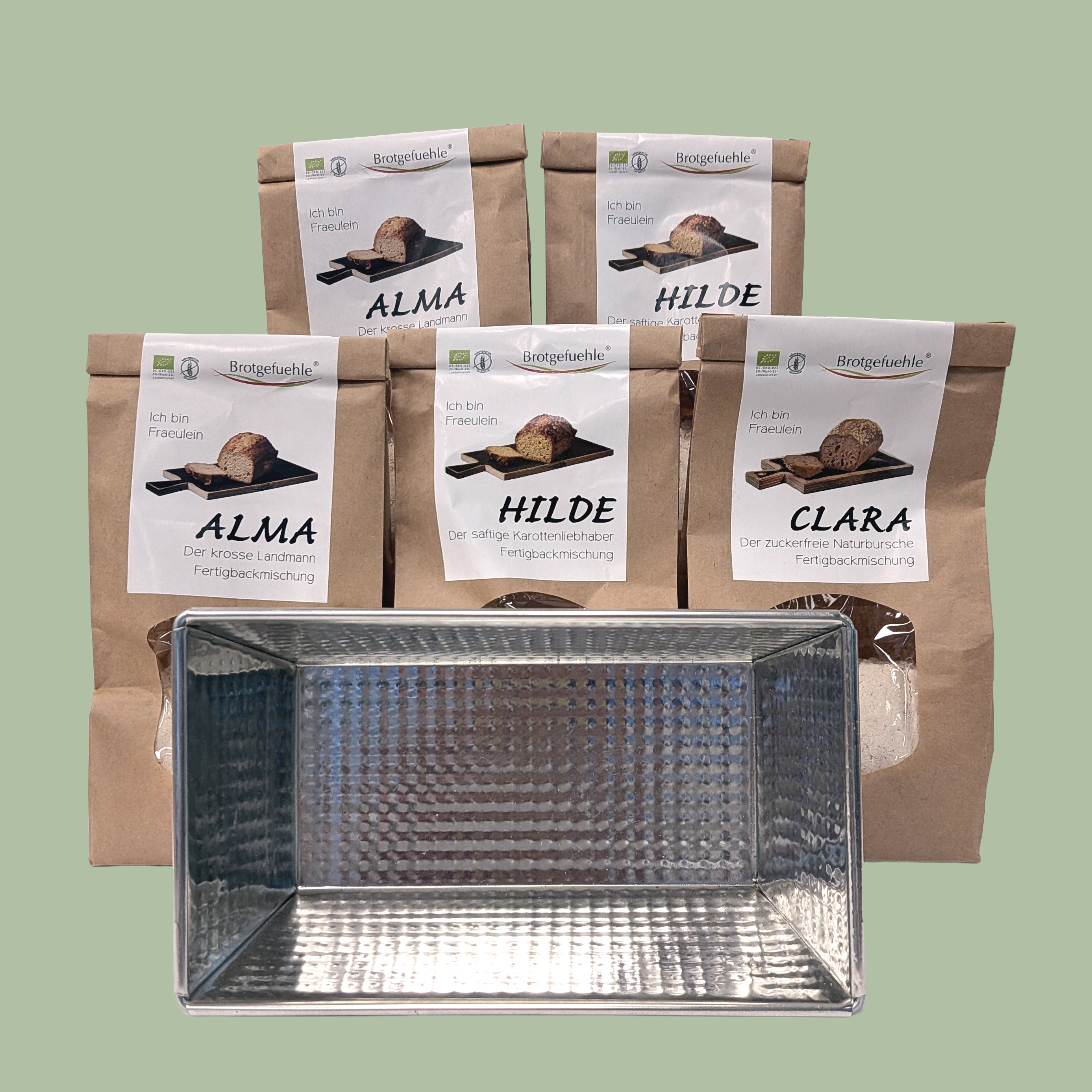 Endlich wieder Brot essen - Set