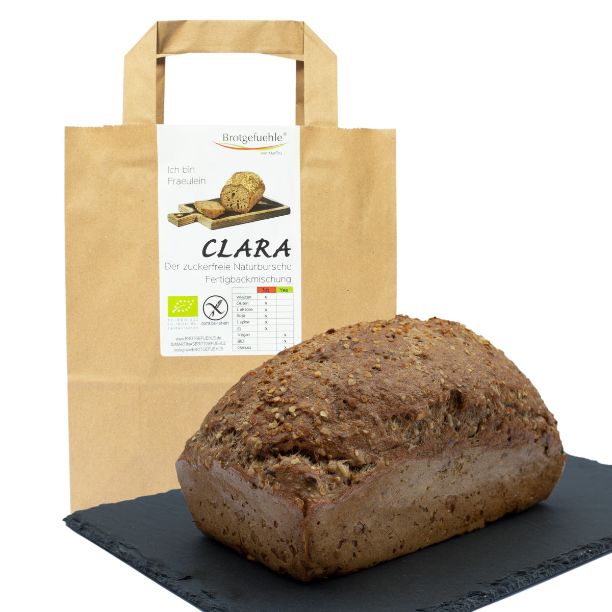 Vorteilspaket Fräulein CLARA (10 Stk. + 1 Gratis) - Fertigbackmischung - glutenfrei